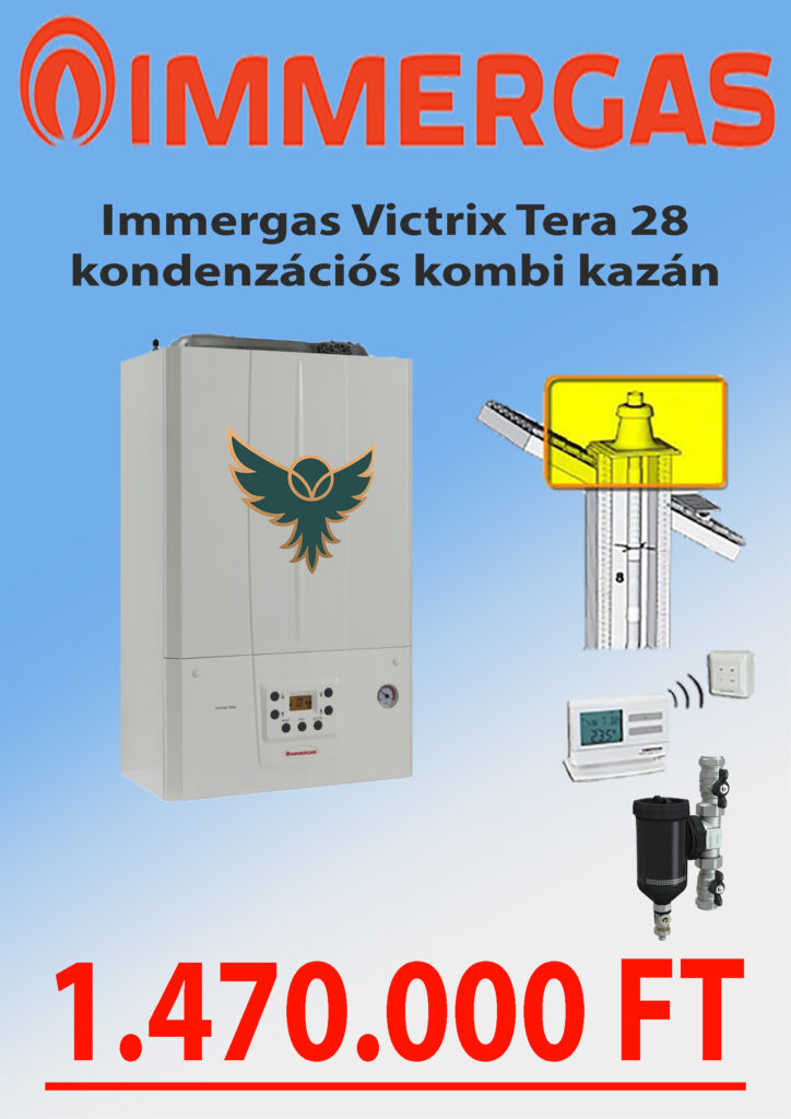 immergas victrix tera 28 kondenzációs kombi kazán