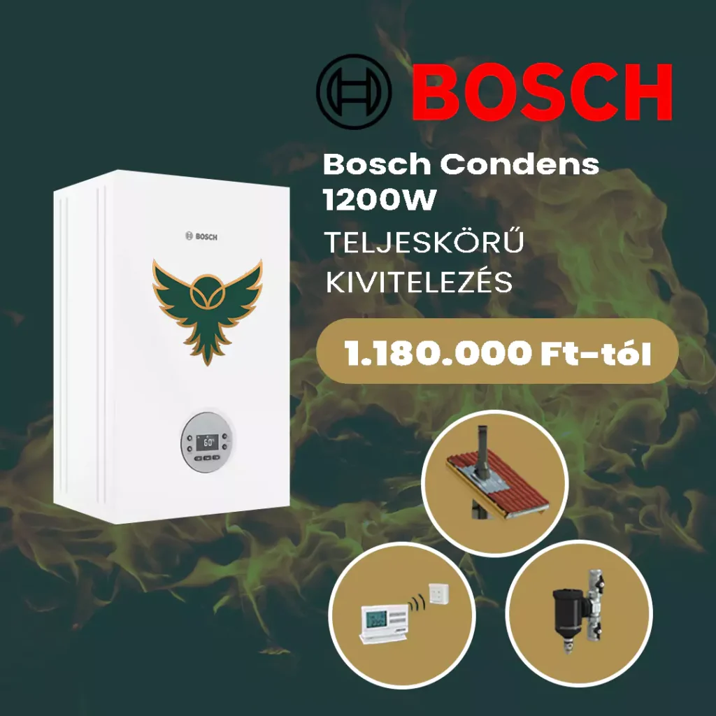 Bosch Condens 1200W kazáncsere